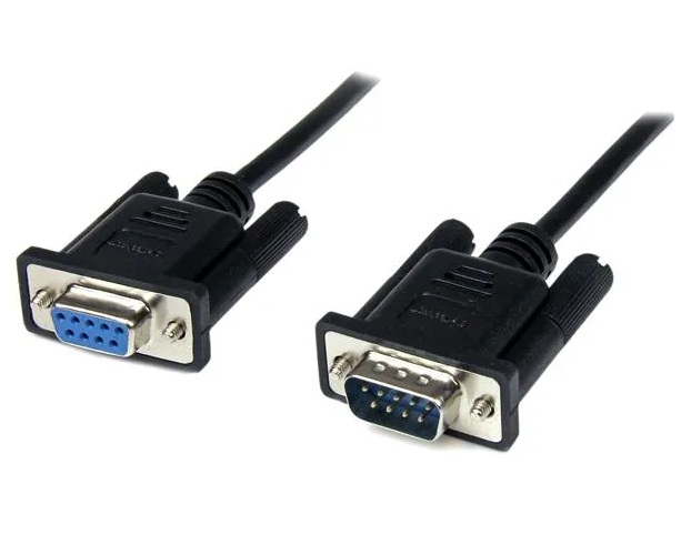 CABLE NULL MODEM RS232 DB09M/DB09F 2M BLK