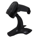 Element P100 1D/2D Hand-held Barcode Scanner with stand and USB-A cable, Black