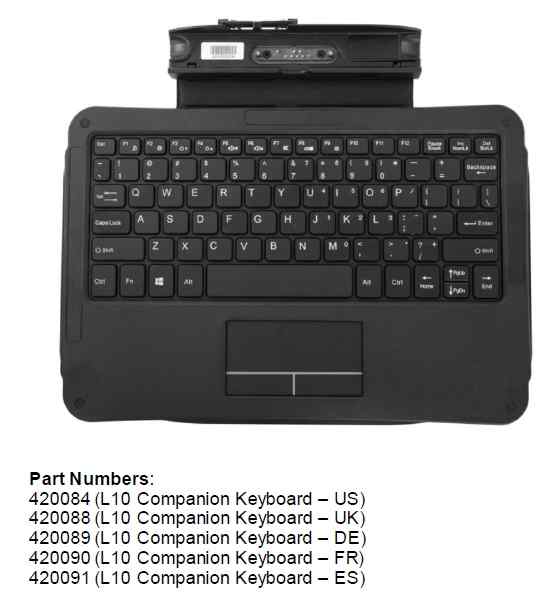 ZEBRA KEYBOARD COMPANION US L10
