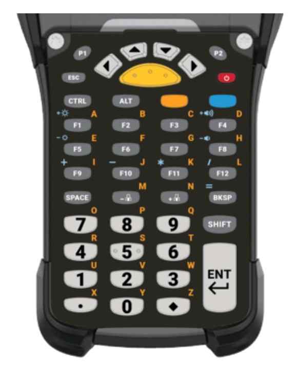 Zebra Keypad for MC93, 43 Key, Function-Numeric