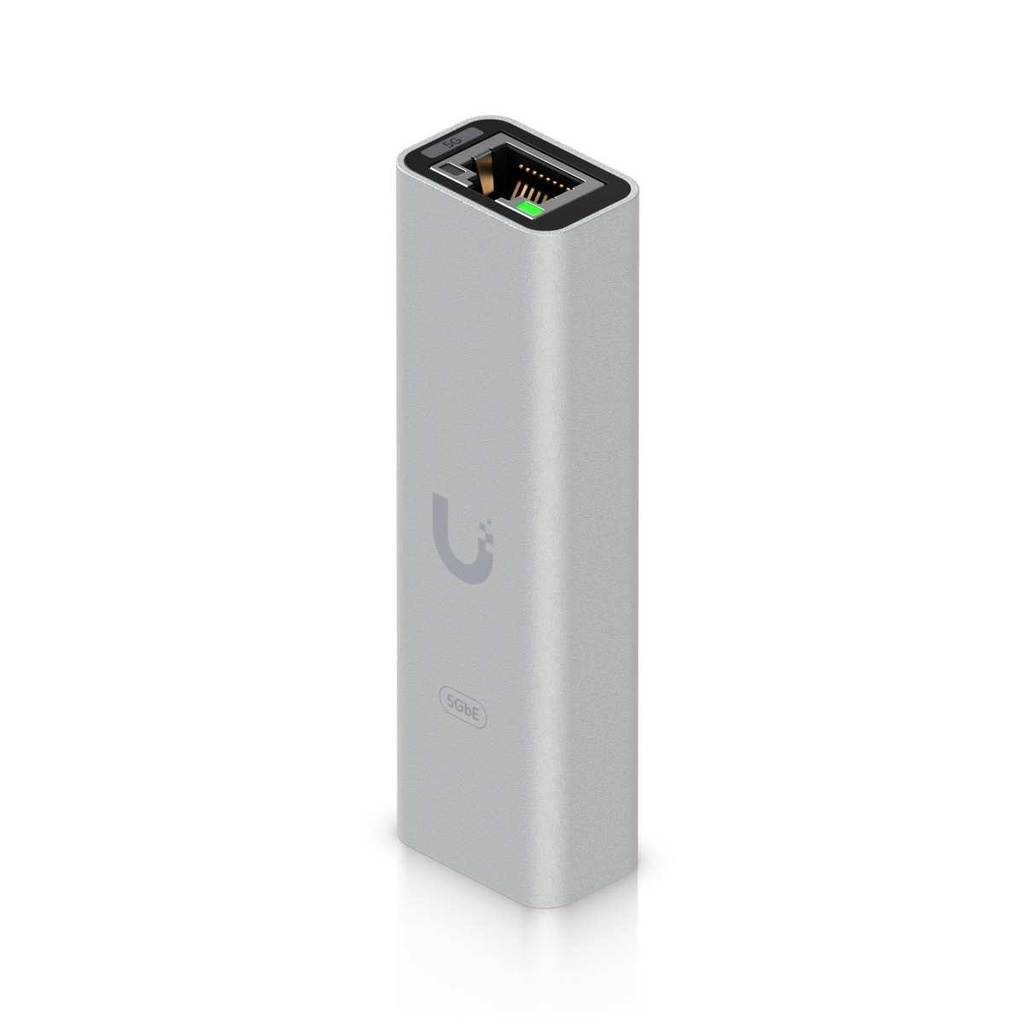 Ubiquiti 5GbE Ethernet Adapter, Plug-and-play, Ethernet Adapter with USB-C for Seamless 5GbE Network Connectivity.