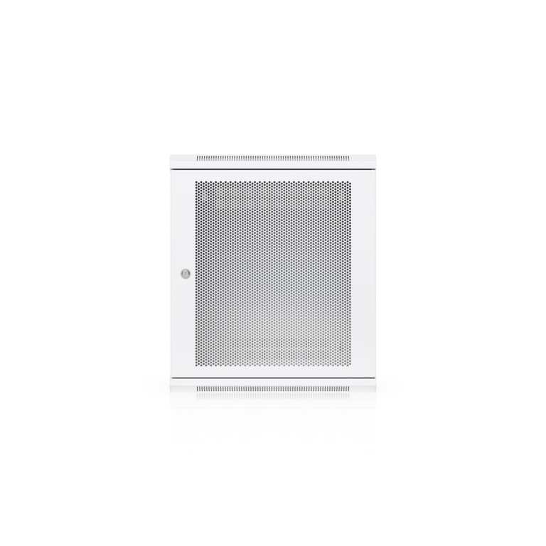 Ubiquiti 12U Rack Cabinet,Fully Assembled Wall-Mount Rack** No Fan Included** Built-In Fans,Removable Panel,Space-Efficient Small-Scale Deployments