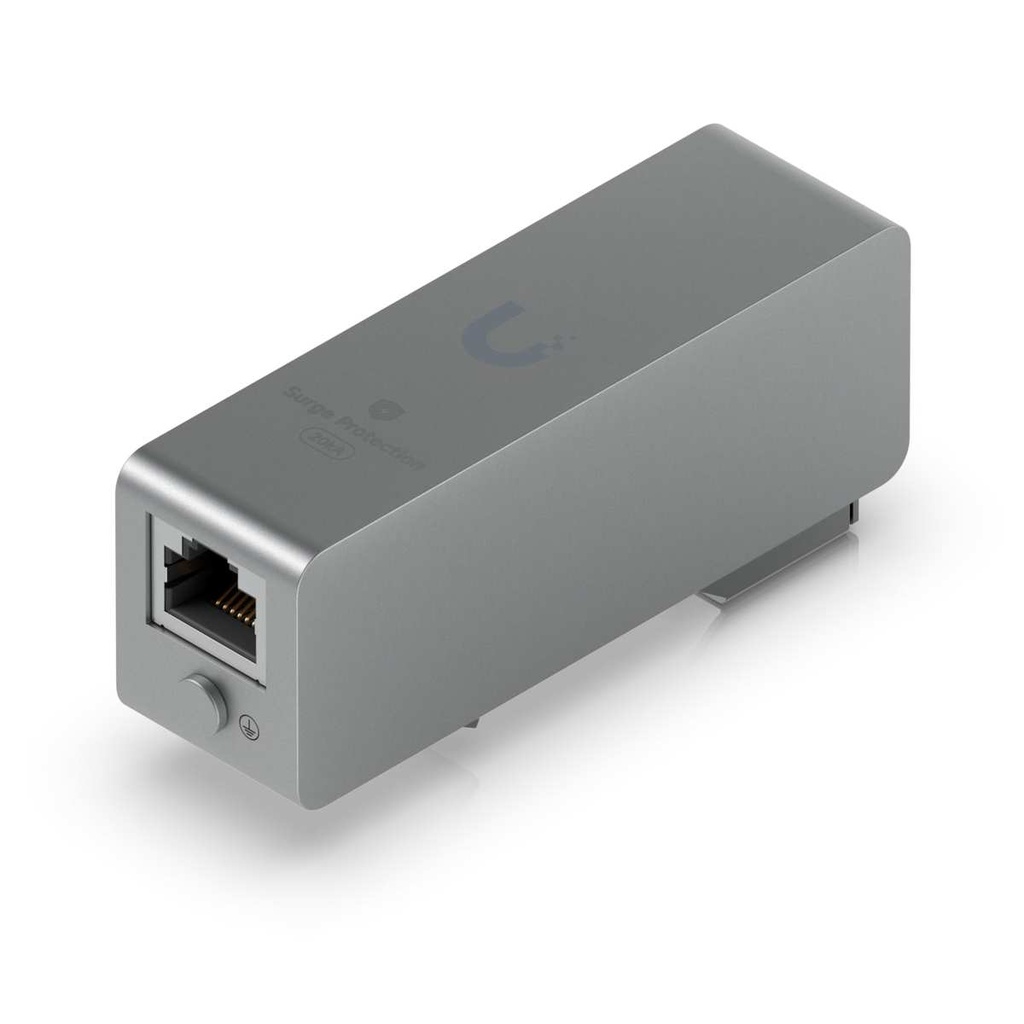 Ubiquiti Ethernet Surge Protection,Bidirectional Protection 10 GbE, PoE++,20kA Surge Discharge Indoor Instal,Wall/DIN Rail Mount,Multiple Grounding