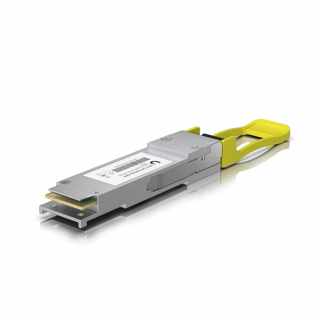 Ubiquiti 100G PSM4 Single-Mode Optical Module,QSFP28 Transceiver Dupports 100G Connections Up to 2 km,Single-mode Fiber, MPO-12 APC Connector.