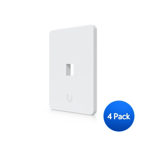 Ubiquiti Universal Paintable Keystone Wall Plate, 4-Pack, Universal Keystone Wall Plate, Paintable Cover For Clean, Customizable Finish.