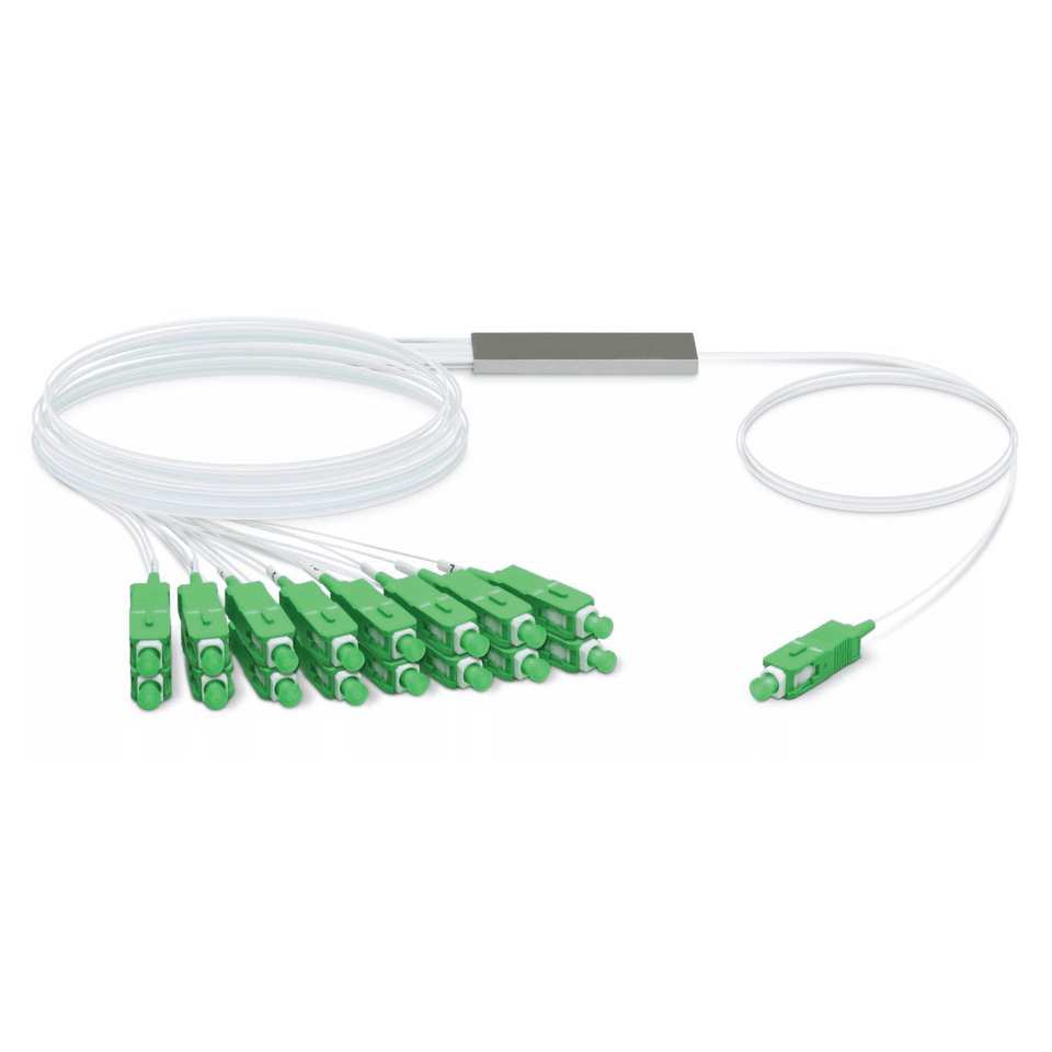 Ubiquiti UFiber Gigabit Passive Optical Network Splitter 1:16, For Use With UFiber OLT Solutions, Terminated With SC/APC Connector,