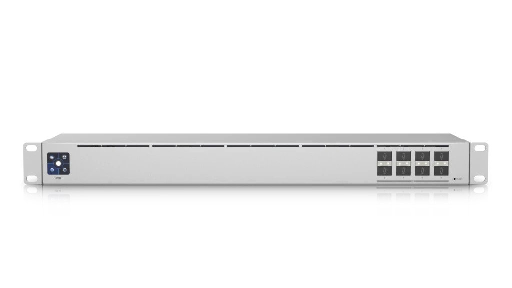 [NHU-USW-AGGREGATION] Ubiquiti UniFi USW-Aggregation, 8-port 10G SFP+ Aggregation Switch, Layer 2 Switch, Fanless, 1U Rackmount,