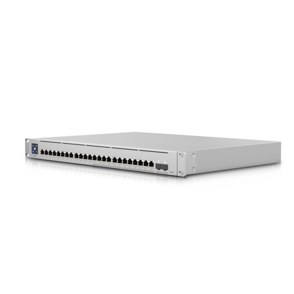 [NHU-USW-ENT-24-POE] Ubiquiti UniFi Switch Enterprise 24-port PoE+ 12x2.5GbE 12x1GbE Ports, For Wi-Fi 6 AP, 2x 10g SFP+ Ports, Managed Layer 3 Switch (400W)