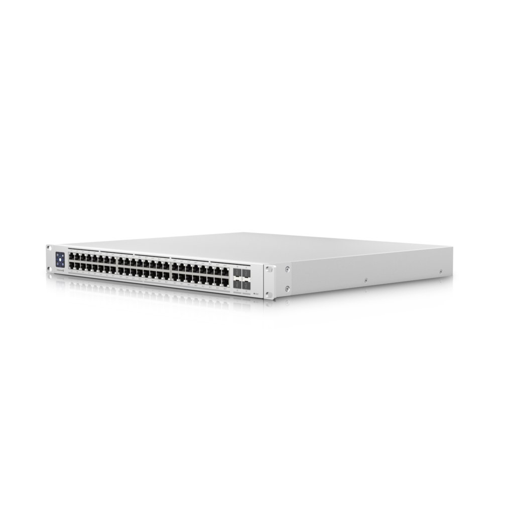[NHU-USW-ENT-48-POE] Ubiquiti Switch Enterprise 48-port PoE+ 48x2.5GbE Ports, For Wi-Fi 7 AP, 4x 10g SFP+ Ports For Uplinks, Managed Layer 3 Switch (720W)