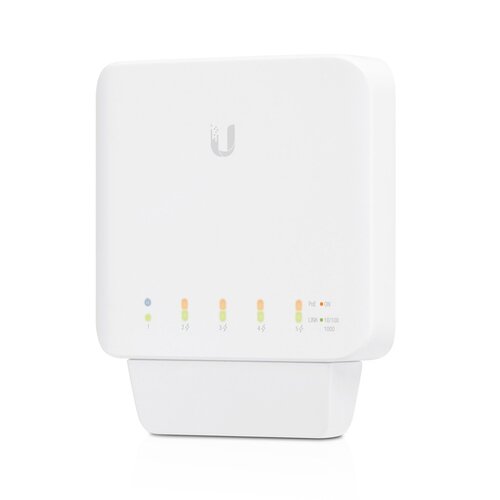 [NHU-USW-FLEX] Ubiquiti UniFi USW Flex-Managed,Layer 2 Gigabit Switch with Auto-sensing 802.3af PoE Support,1x PoE In, 4x PoE Out,POE Adapter/ POE++ Does NOT Include