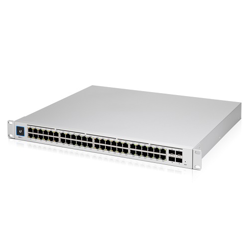[NHU-USW-PRO-48-POE] Ubiquiti UniFi 48-port Managed Gigabit Layer2 & Layer3 Switch, Auto-sensing 802.3at PoE+ & 802.3bt PoE, SFP+, Touch Display,  600W GEN2,