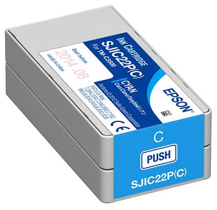 EPSON Cyan Ink Catridge for ColorWorks TMC3500  (32.6ml)