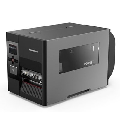 Honeywell Printer PD45S Direct Thermal and Thermal Transfer with Ethernet/Label Taken Sensor/Rewinder/300 DPI No Power Cord (requires CAIEC)