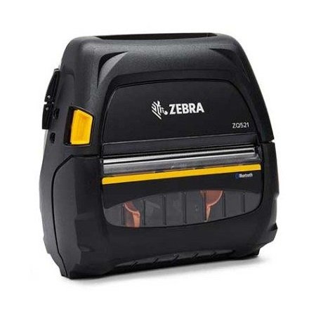Zebra Printer  ZQ521, Mobile, Label, 4", BT4, Wireless LAN, Linerless, Standard Battery