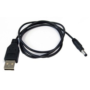 SOCKET CHARGE CABLE USB A MALE TO DC PLUG 1.5M