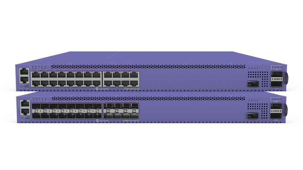 EXTREME SWITCH X590-24T-1Q-2C BASE SYSTEM