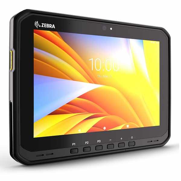 Zebra ET60 10" Rugged Tablet, Standard Touch Screen, 8/128GB RAM/Flash, Android, GMS, Standard Battery, SE55 1D/2D Advanced Range Scanner