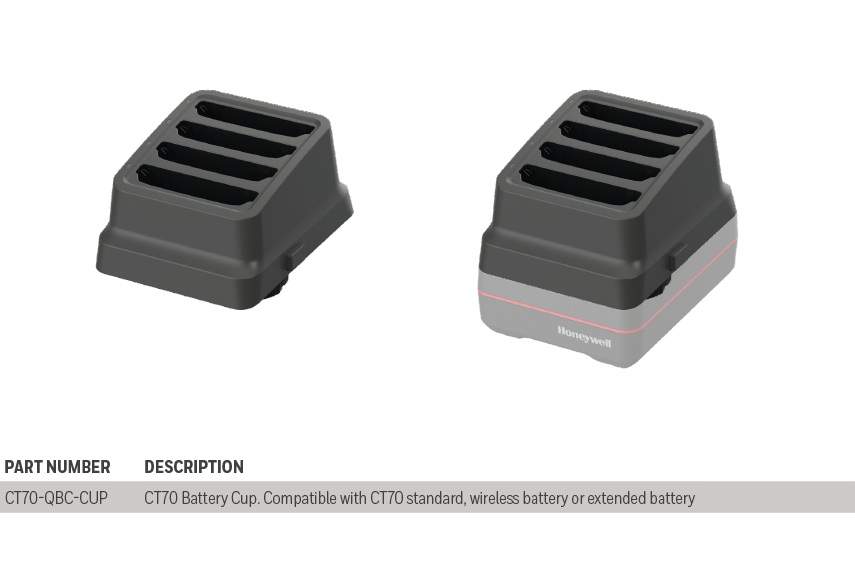 HONEYWELL UNIVERSAL QUAD BATTERY CUP CT70
