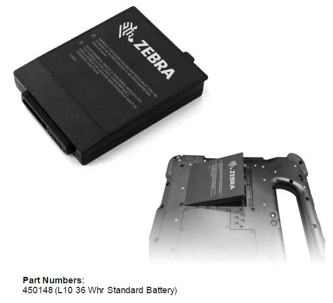 Zebra Battery Standard 36 Whr L10 - Lithium Ion