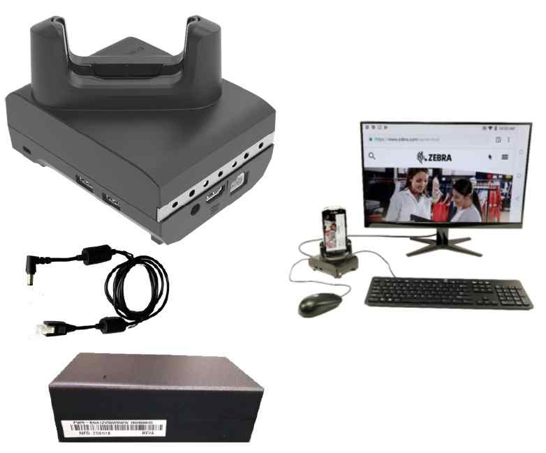 Zebra EC50/EC55 Dock Kit, Charge/HDMI, 1-Bay
