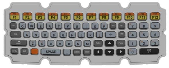 ZEBRA KEYBOARD QWERTY SPARE ELASTOMER FOR VC USB