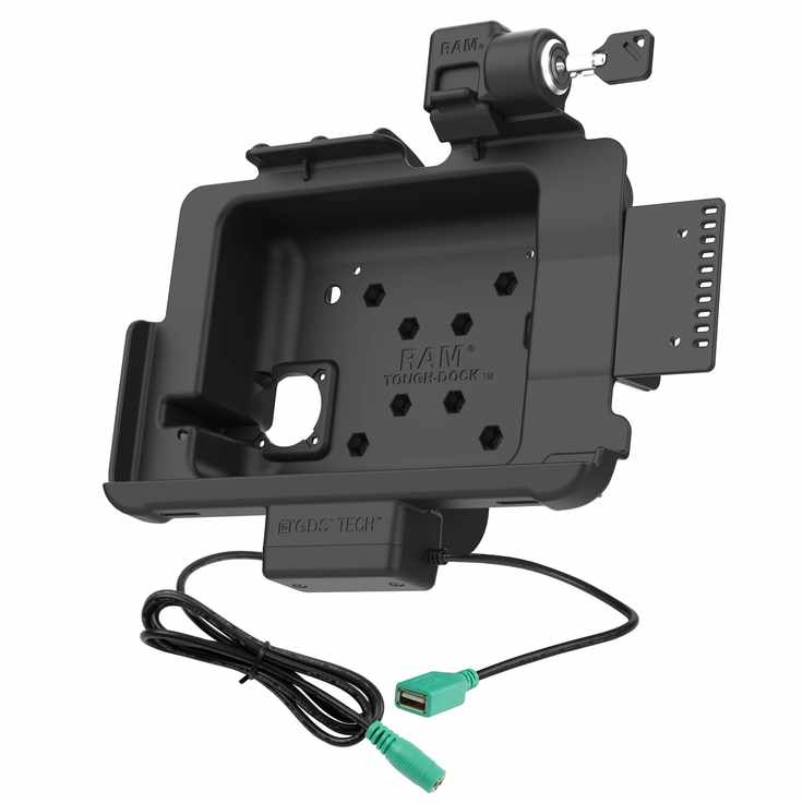 ZEBRA RAM TOUGH-DOCK POWER/DATA/LOCK ET40/45 10IN