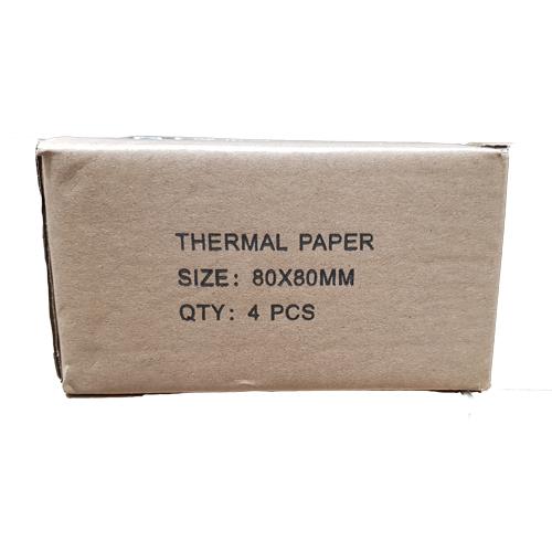 ECO PAPER THERMAL 80X80 4 ROLLS/BOX