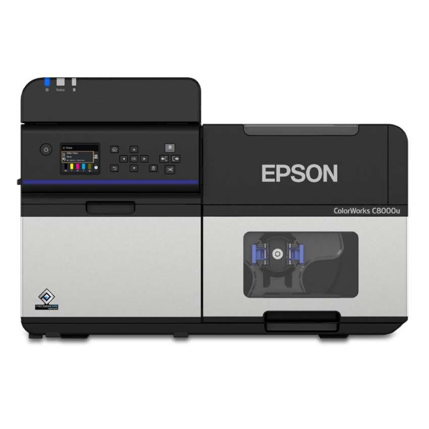 EPSON ColorWorks C8010 USB/Ethernet High Speed Inkjet 4" Colour Label Printer - Includes Power Cable