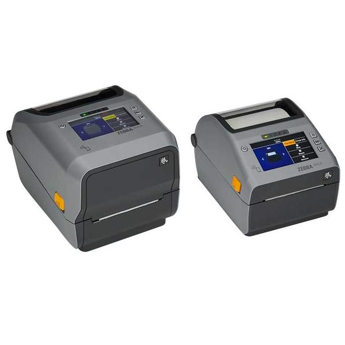 Zebra Printer ZD621R, Thermal Transfer, Desktop, Colour Touch LCD, 203DPI, BT4, USB, USB Host, Ethernet, Multi, WIFI, RFID-UHF, Swiss Font, EZPL