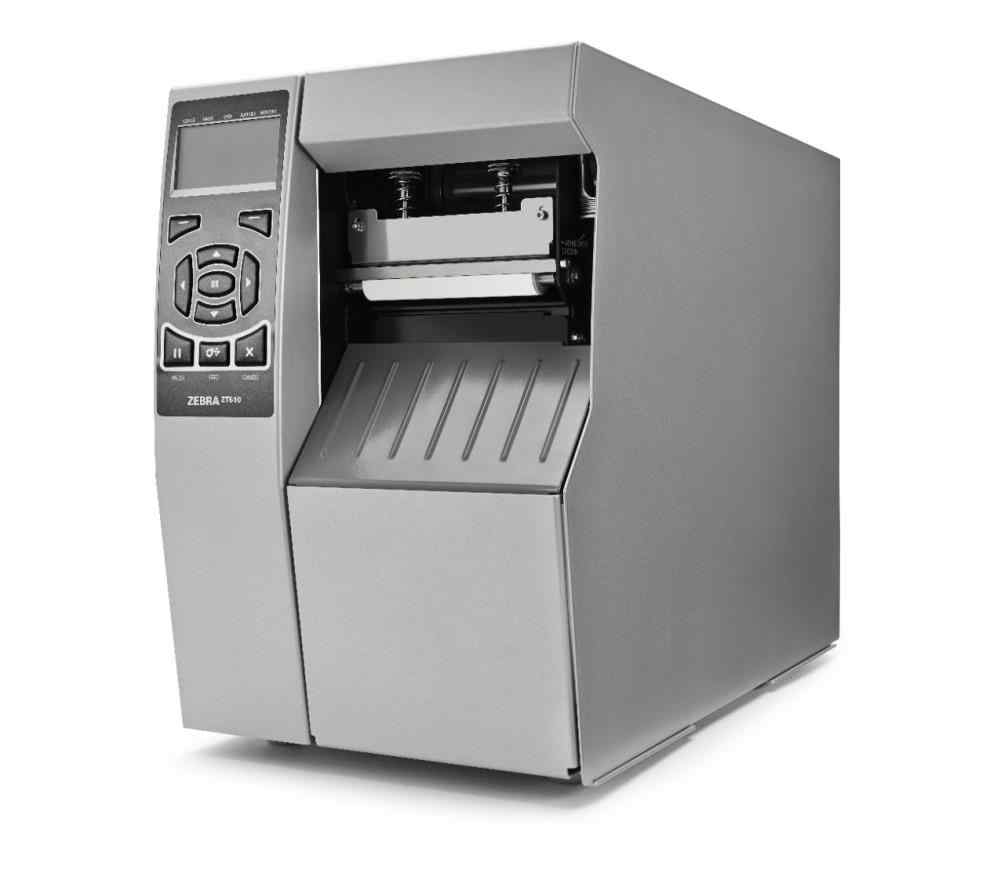 Zebra Printer ZT510, Thermal Transfer, Industrial, 203DPI, USB, Gigabit Ethernet, BTLE, Rewind, Mono, Multi