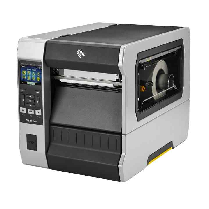 Zebra Printer ZT620, Thermal Transfer, 6", 300DPI, USB, Gigabit Ethernet, BT4.0, USB Host, Tear, RFID UHF Encoder:Global, Colour Touch, ZPL