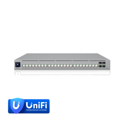 Ubiquiti Enterprise Campus 24S,Enterprise-Grade 24-Port,Layer 3 Etherlighting™ Switch Stacking,High-Capacity 10GbE RJ45,25G SFP28 *Require Deal Reg*
