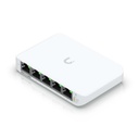 Ubiquiti USW Flex Mini, UniFi, Layer 2 Gigabit Switch, 5x GbE RJ45 Ports, Power Via PoE (802.3af) / USB Type-C 5V 1A,