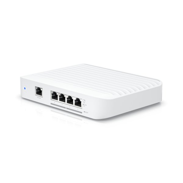 Ubiquiti UniFi Switch Flex XG - Layer 2 Switch with (4) 10GbE RJ45 Ports and (1) GbE, 802.3at PoE+ RJ45 Input,