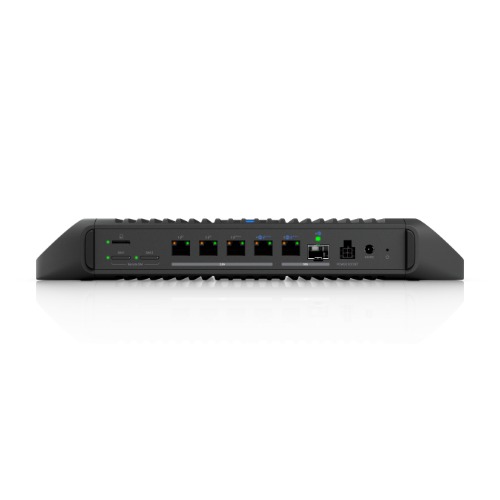 Ubiquiti Cloud Gateway Industrial,Ruggedized, Fanless 10 GbE UniFi Cloud Gateway Delivering 350W, High-Density PoE, Advanced Routing, MicroSD Storage.