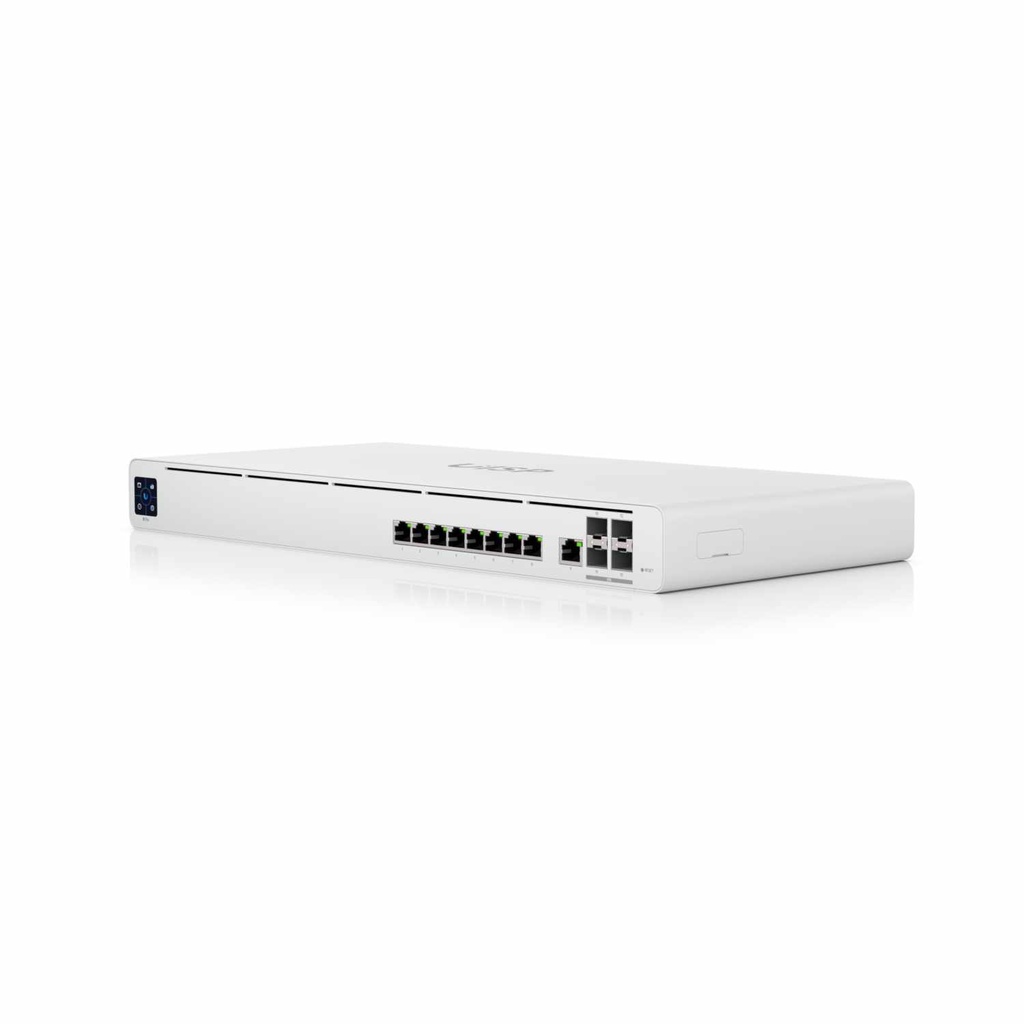Ubiquiti UISP Router Professional, (9) GbE RJ45 ports, (4) 10G SFP+ ports, Integrated Layer 2 Switch,  Up to 9,500 Mbps NAT Throughput,