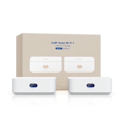 Ubiquiti UniFi Express 7, 2Packs,Mesh-Scalable,Super-Compact 10G Cloud Gateway,Integrated 6 GHz WiFi 7.Plug-And-Play Whole-Home WiFi,10G Multi-Link