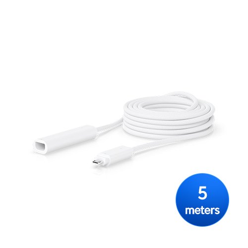 [NHU-AI-VIDEO-CABLE-EXT-5M] Ubiquiti AI Theta Video Extension Cable, Five-Meter Video Cable To Extend AI Theta Lenses.