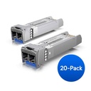 Ubiquiti UniFi 20 Pack,10 Gbps Single-Mode Optical Module, Single-mode, Duplex, Fiber Transceiver, Duplex LC Connect, Up to 10km