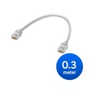 Ubiquiti UniFi Etherlighting Patch Cable,0.3M  Nano-thin Patch Cable With 2.5 GbE Support Designed sShow Etherlighting Effects