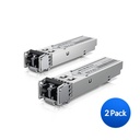 Ubiquiti UFiber SFP Multi-Mode Fiber Module, 2-Pack, 1.25 Gbps Throughput, 1.25 Gbps Throughput, Supports Connections Up to 550 m
