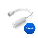 Ubiquiti Easy Cable, 2-Pack, Shielded, Ultra-thin Extension Cable, Waterproof Cap, Designed For Tight Spaces & Last Inch Reach Installations.