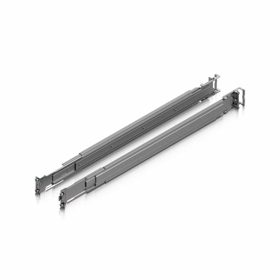 Ubiquiti UniFi Sliding Rack Rails, Adjustable Sliding Rails For UniFi Rack-Mount Gear, Designed For Smooth Sliding And Flexible Fit In 4-Post Racks.
