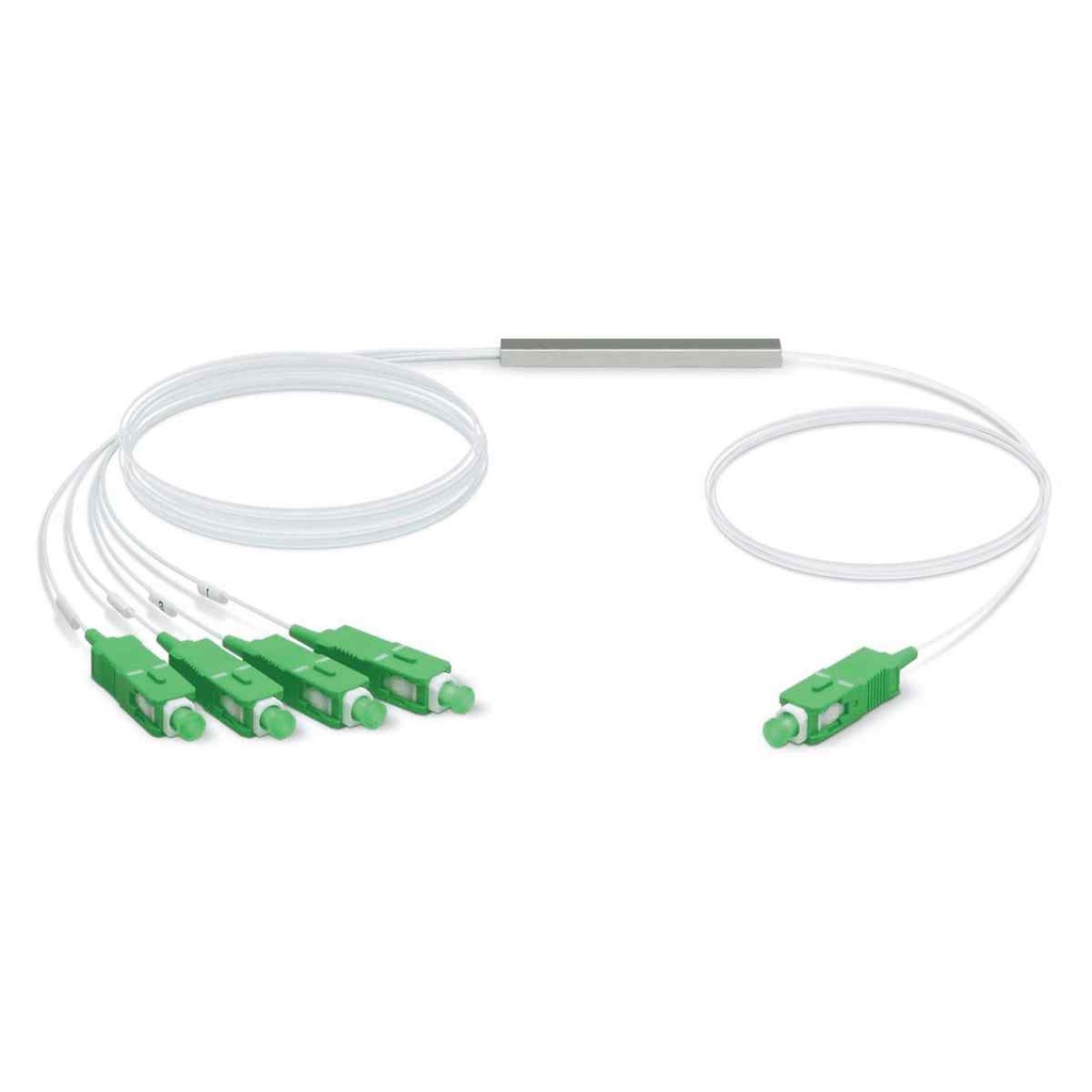Ubiquiti UFiber Gigabit Passive Optical Network Splitter 1:4, For Use With UFiber OLT Solutions, Terminated With SC/APC Connector,