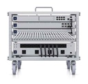 Ubiquiti Toolless Mini Rack,Compact,Stackable 6U Open-frame Rack For UniFi Rack-mount Device,Toolless Assembly&Device Mounting,Lockable Casters