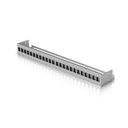 Ubiquiti 24-Port Blank Keystone Patch Panel, Silver, 1U 24-port, Ideal for Keystone Module Installation