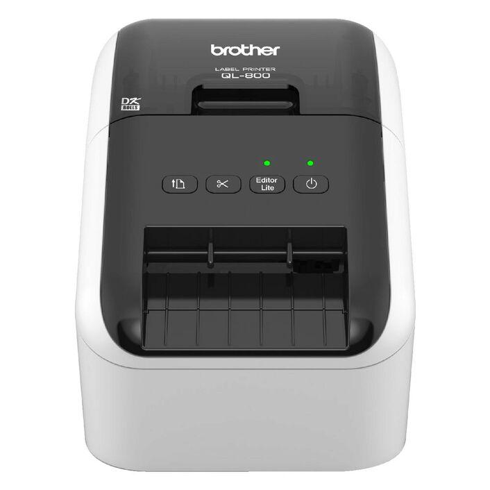 Brother QL-800 HIGH SPEED PROFESSIONAL PC/MAC LABEL PRINTER / UP TO 62MM WITH BLACK/RED PRINTING (*DK-22251 required)