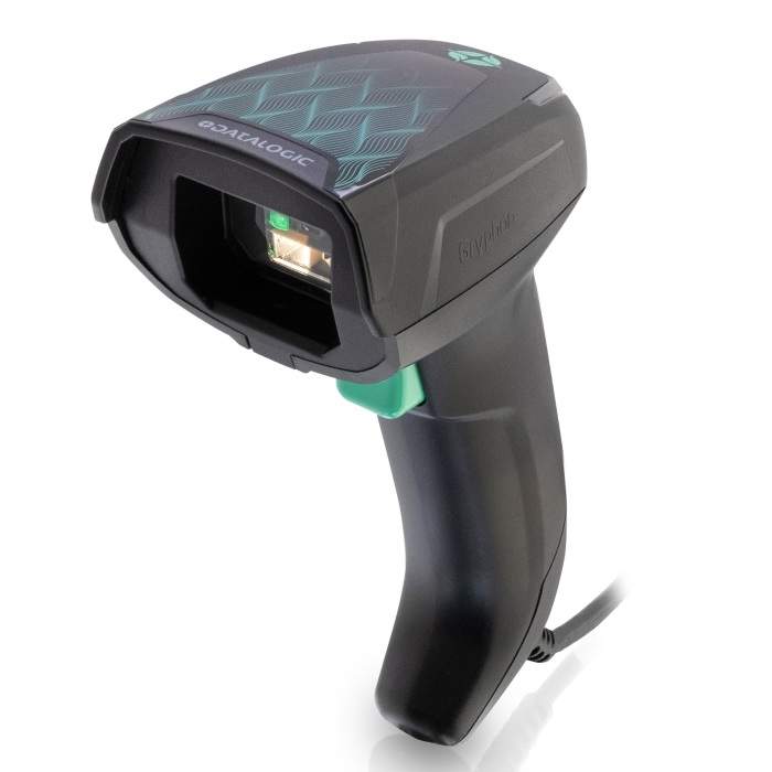 Datalogic Gryphon GD4690, Kit, 2D, High Performance, Dual-sensor, USB/RS-232, Black (Includes Scanner, Base PM-BASE-GD46-BK & USB Cable 90A052258)