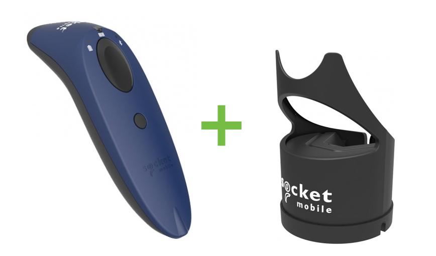 SocketScan® S740 Performance Barcode Reader, Blue & Black Dock