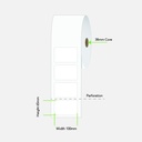 LABEL THERM FREEZER 100X65 1AC 800/R 38MM